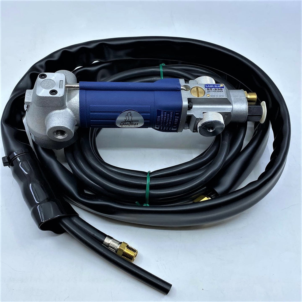 Samurai ST-235 Wet Polisher with Hoses & built in Oil Port