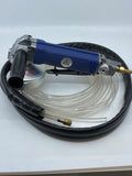 Samurai ST-358 pneumatic wet stone grinder with center water feed and side exhaust